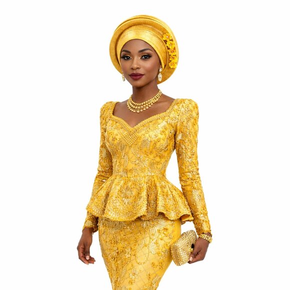 Floral Accent Structured Turban Hair Wrap main image 4